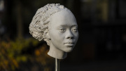 Heads (100 x) (detail) - Marc Quinn (Art Zuid, Apollolaan/Amsterdam)