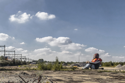 the inflatable refugee, Schellekens & Peleman (toen CSM terrein cq nu 't Zoet/Breda) 2022