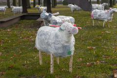 plastic afval schaap  (Kloosterplein/Breda) 2022