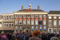 stadhuis Kielegat met Suske, Wiske en de Prins met aanhang (Grote Markt/Breda)